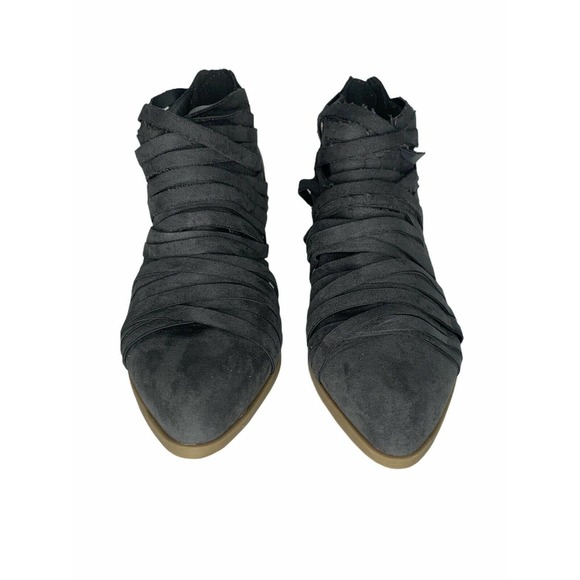 Fergalicious Iggy Ankle Bootie suade grey 6 NEW - Picture 2 of 5